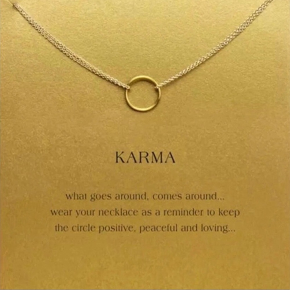 New in package Karma necklace